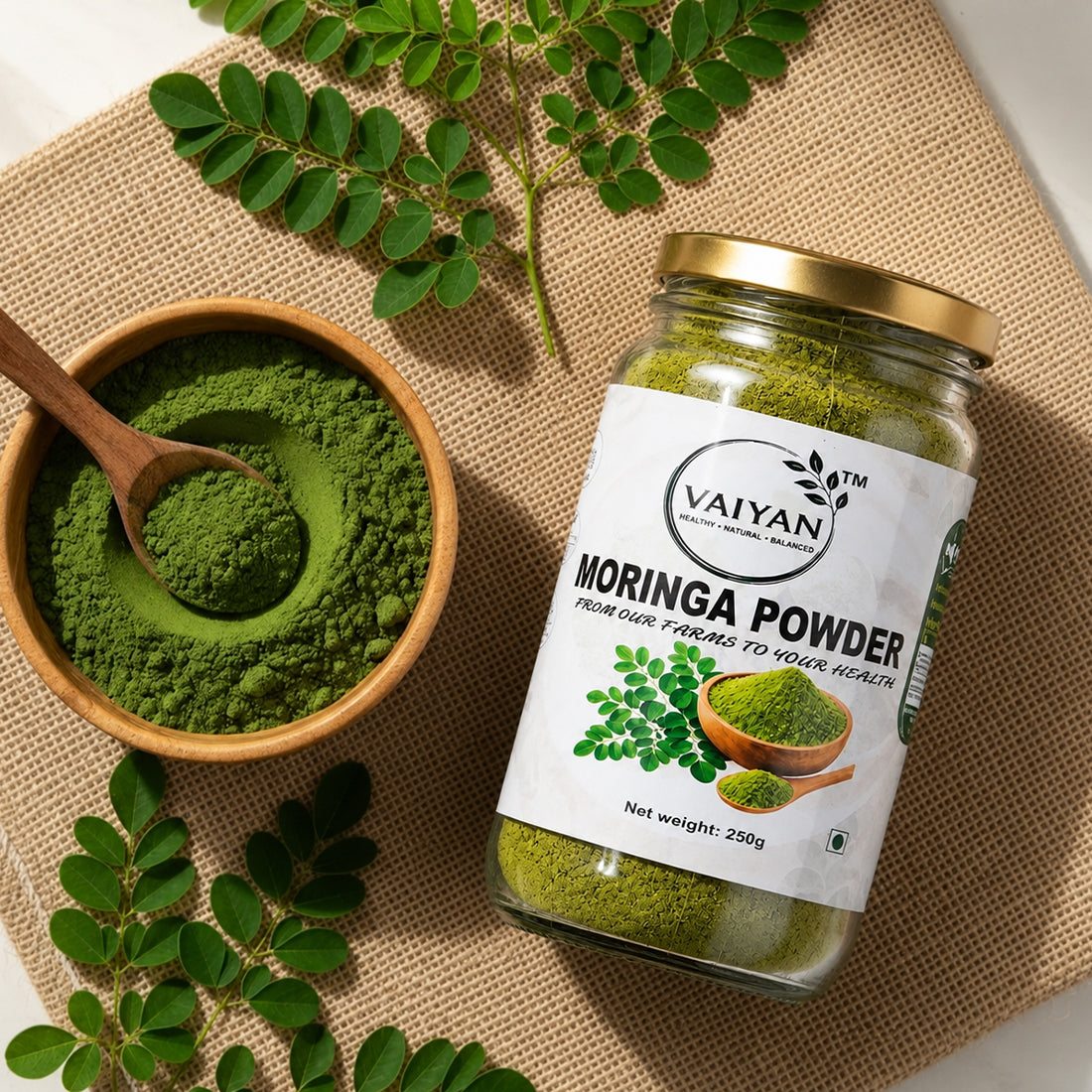 Vaiyan Organics Moringa Powder 250g