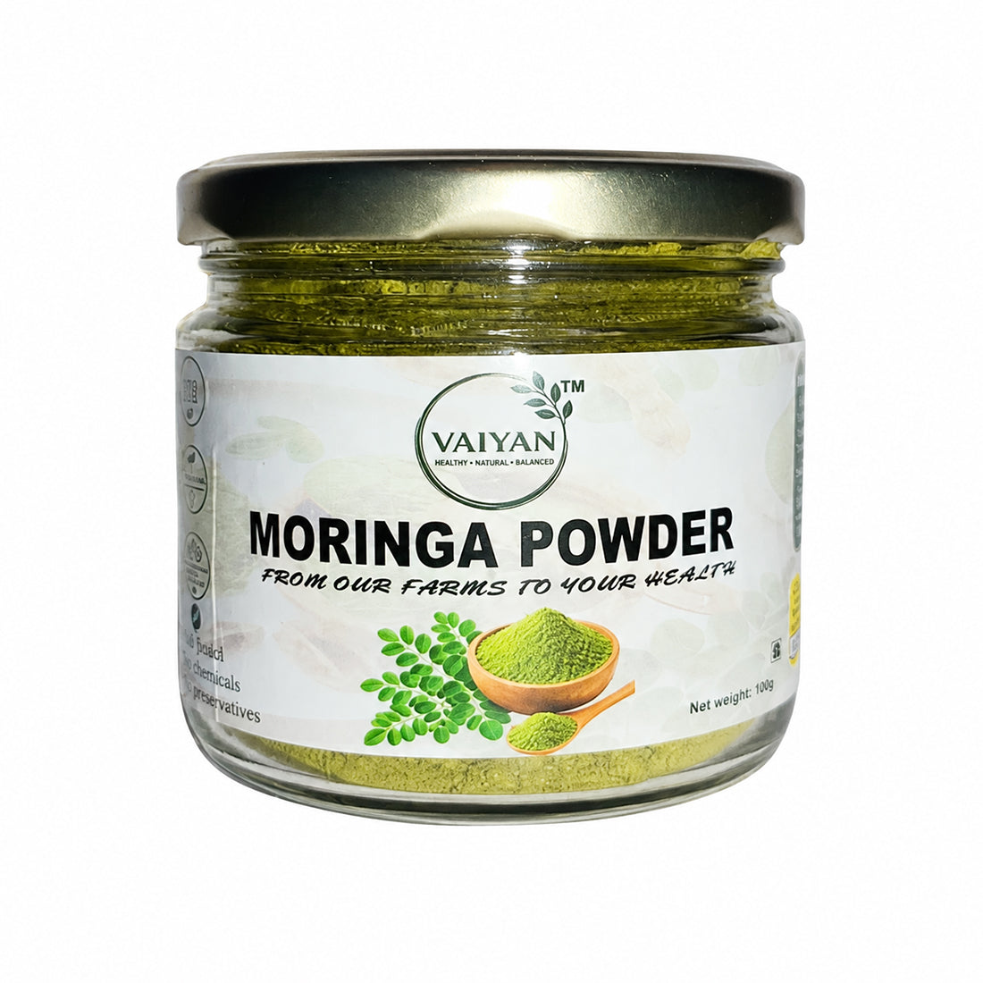 Vaiyan Organics Moringa Powder 250g